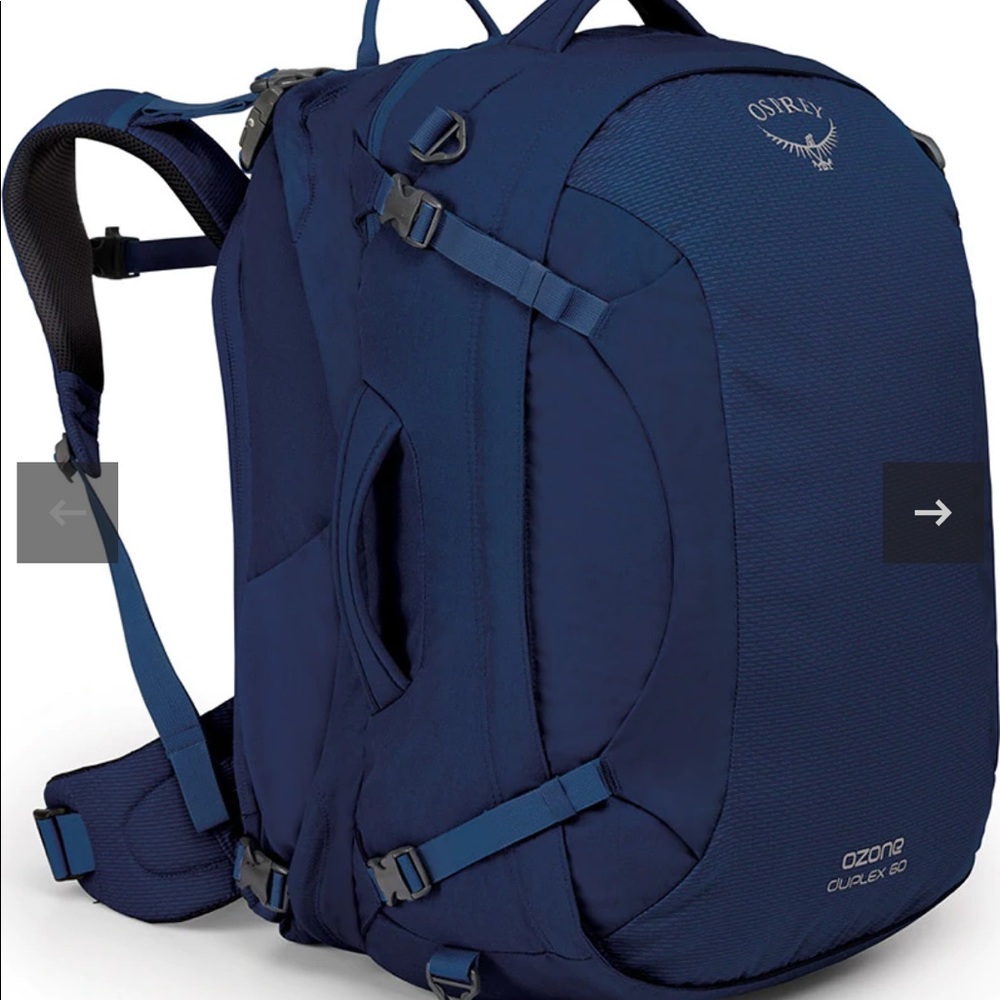 OSPREY Navy Blue Travel Backpack